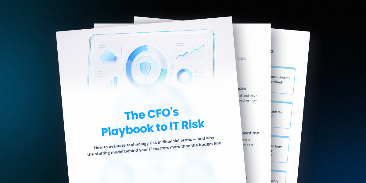 The CFO's Playbook to IT Risk