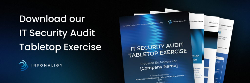 IT Security Audit Tabletop Exercise Template
